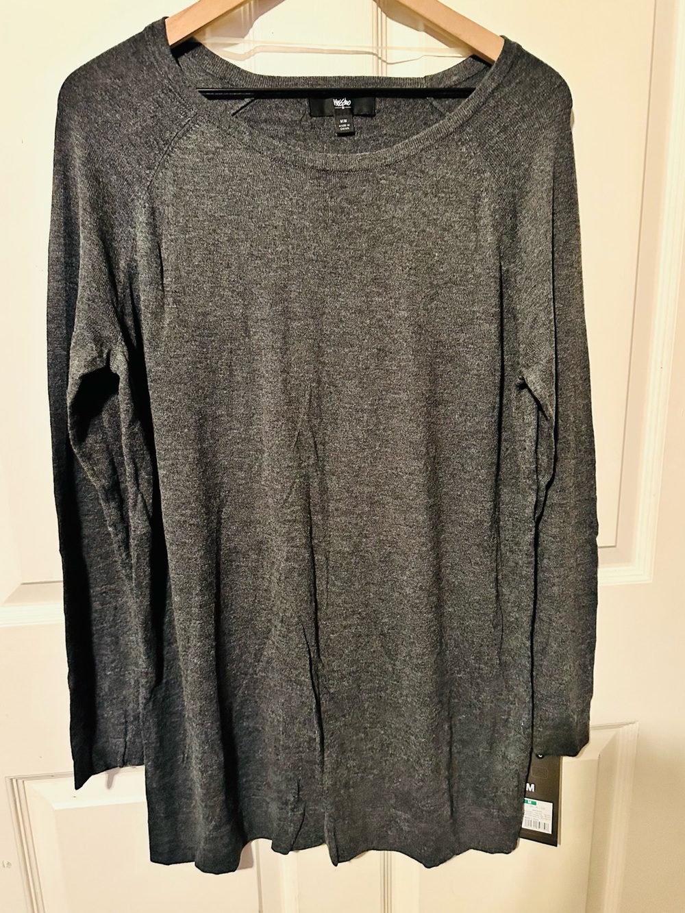 Mossimo | Sweater | Mossimo Women’s Gray Long Sleeve Lightweight Sweater